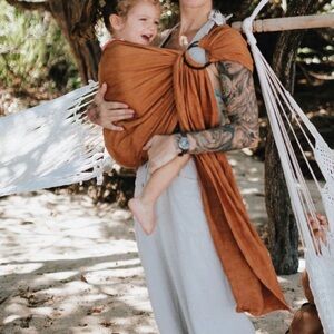 Rust Orange Ring Sling Carrier
